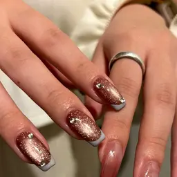 【オフ有無】【練習】フレンチワンカラー+マグネットワンカラー