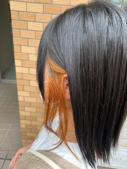 色を入れるだけ＋トリートメント+炭酸泉