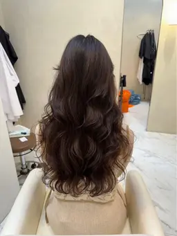 髪質改善コテ巻き風パーマ+小顔カット+髪質改善トリートメント（カウンセリング動画撮影可能な方のみ）