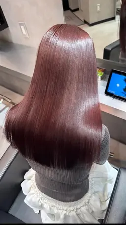 【最高級ケア髪質改善】カット+髪質改善カラー+水素髪質改善+超音波アイロン