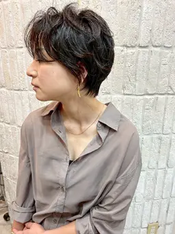 ショート限定　カット＋リタッチカラー