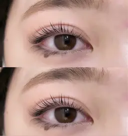 《 🌸ミニモ学割🌸 》˚✧₊🦋小顔 面長解消🦋 上下まつげパーマ（design選べます）Trｺｰﾃｨﾝｸﾞ付🫧