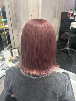【営業後限定🌙19:00〜】ボブカット+ダブルカラー🍒さらさらトリートメント付き
