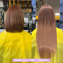 🉐1番人気🉐【2名限定リピーター価格】水光肌カラー＋艶トリートメント＋レミーシールエクステ40本