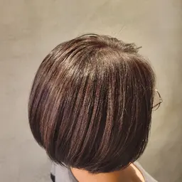 【ショート・ボブ】🍒色持ち抜群ナチュラルカラー＋カット