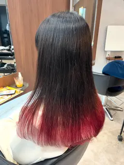 💖グラデーションカラー💖シャンプー込❣️1回ブリーチ+カラー