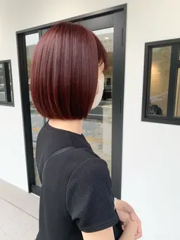 カット+フルカラー+つるりんちょ泡パック&トリートメント