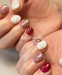 ジェルLリッチプラン💅　　　　　                  Gel Art – Rich Design ✨