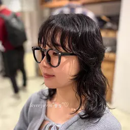 レディースカット+デザインパーマ🌀+オージュア1stepトリートメント+marbb