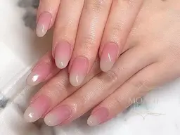 【オフなし】選べるマオアート🌷花びらアートorミルグラアート💅🏻長持ちフィルイン✨