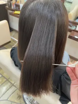 【11月12月限定】カット＋酸性髪質改善ストレート＋最高級トリートメント𓂃🫧‪