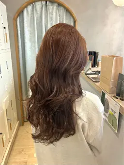 🚨明るくしたい人🚨ブラウン🧱からオリーブ🫒…ワンカラー+1step treatment🫧🧼 透明感/韓国ヘア