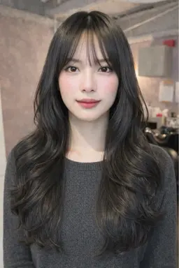 《ご新規様限定》✨️🎀似合わせカット&透明感艶カラー✨🎀 1stepのケアトリートメント付き🌙 艶髪韓国風カラー✨