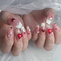 【長さだし】10本アート+チップ長さだし🎀(オフ込)