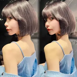 まとまるボブに✂️ボブカット＋髪質改善ストレート（縮毛矯正）＋艶トリートメント🌟