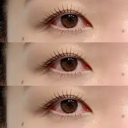 【似合わせまつ毛パーマ(上下)】　束感仕上げ◎　※カラーリング(眉毛)追加希望は＋2500円