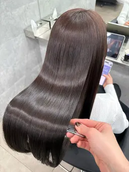 前髪カット＋前髪縮毛矯正＋シルクトリートメント