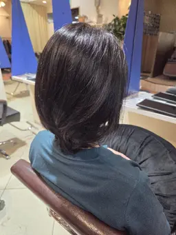 カット&シャンプー&炭酸