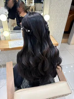 【お出かけやライブ前に🎶】 ヘアアレンジ🎀(ハーフアップ系)