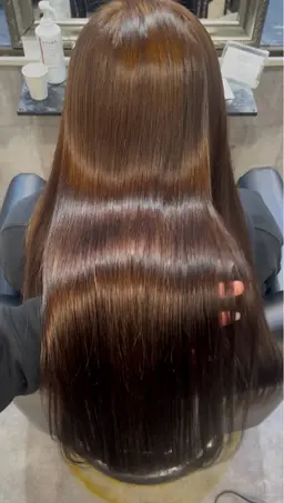 〖癖が気になる方オススメ〗カット＋縮毛矯正＋超音波TOKIOインカラミトリートメント