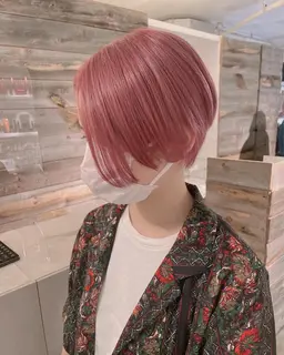 ⭐️カット&透け感たっぷり✨ケアブリーチonカラー&トリートメント⭐️ /ダブルカラー/リタッチ/ショート/メンズ