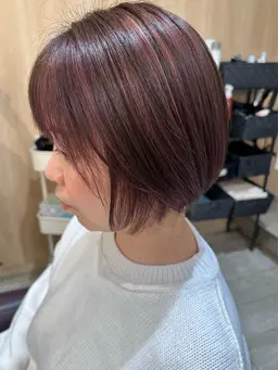 レディースカット￥0   ＋カラー¥2200