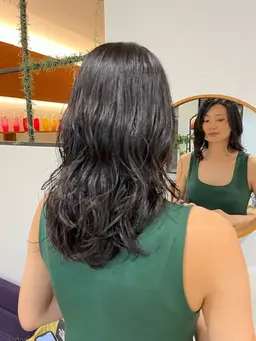 カット+ダメージレスパーマ