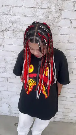 🌈特殊ヘア!ブレイズヘア