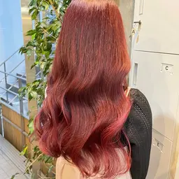 暖色系限定ブリーチなしダブルカラー🍒