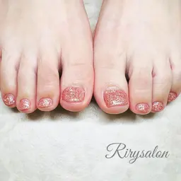 フットネイル👣ワンカラー　オフなし