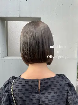 【U25限定クーポン】 ミニボブ/収まりボブ カット