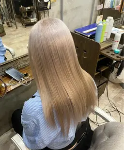 🩵イチオシクーポン🩵 ハイブリーチ + オンカラー + ケアプロトリートメント(ケアブリーチ込)