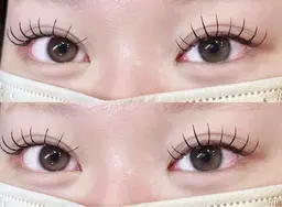 「10代20代限定」フラットラッシュ100本J.C.Dカールデザイン🎀✨オフありの場合は80-90本になります