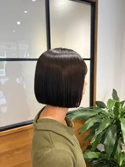 似合わせカット＋透明感カラー＋超音波トリートメント