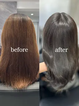 似合わせカット💇‍♀️ ＋　艶カラー🩷　＋oggiottoトリートメント付🫧