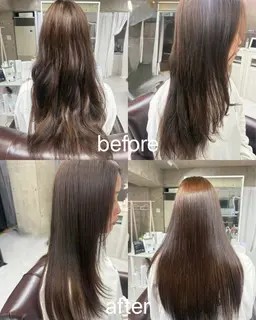 【fee体験】美髪矯正+カット+ 髪質改善トリートメント　19000円
