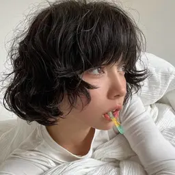 ボブカット➕ニュアンスパーマ🌙(ウェーブ・外国人風パーマ)