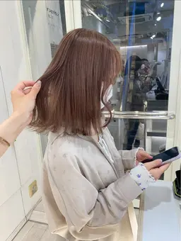 明るくしたい方必見💡ブリーチありカラー！！