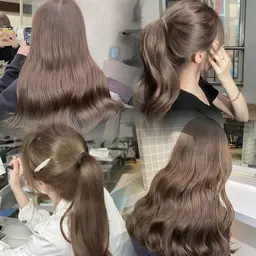 【🤎‬ミニモ学割クーポン💭‪‪‪‪‬】韓国風レイヤーカット🏹♡＋色落ちまで可愛いカラー🎠𓈒𓂂🪞