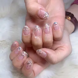 ハンド❤️‍🔥ラメグラデーション