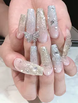 【スカルプ10本長さ出し】アート6本定額