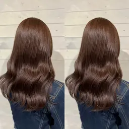 🌈【初来店人気No.1メニュー】🌈透明感カラー➕似合わせカット➕内部補修3stepトリートメント