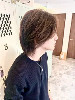 “cut model” メンズカットモデル 【ウルフ ミディアム スタイル】 3cm以上カットできる方 !!◎