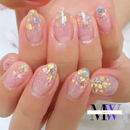 ハンドジェル　ラメグラデーション