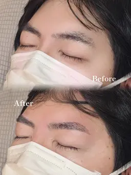 【ご新規様限定🎀】メンズアイブロウWax（眉毛Wax脱毛＋間引き毛量調整も◎）