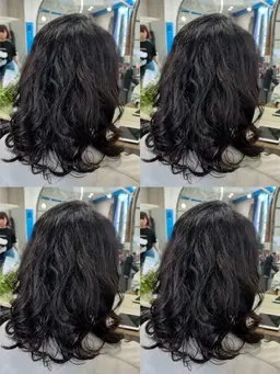 ✨巻き髪風✨カット ➕デジタルパーマ ➕ トリートメント 【レイヤーボブ/レイヤーミディアム/くびれヘア/TOKIO】