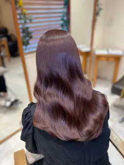 髪質改善ツヤカラー🪄︎︎◝✩ ‌‌ ‌➕炭酸泉(トリートメント配合)