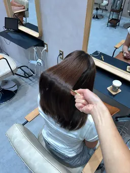 【艶髪になりたい方へ🌟】美髪縮毛矯正✨️＋うる艶トリートメント＋ 毛髪洗浄marbb🫧