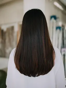 縮毛矯正+オーガニックトリートメント