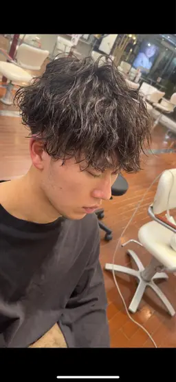 再来用カットパーマクーポン　営業後　現金のみ